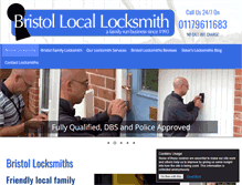 Tablet Screenshot of 247locksmithbristol.co.uk